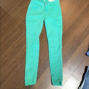 Neon skinny jean